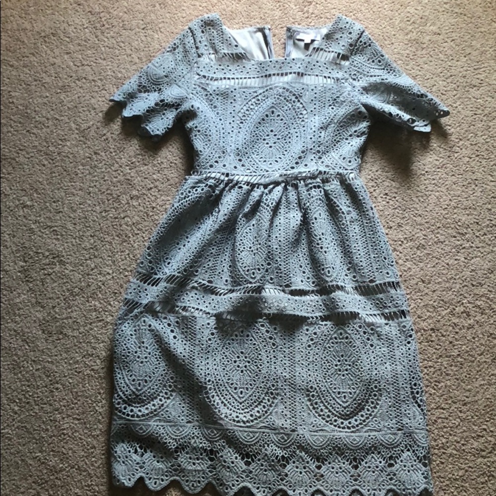 Blue Lace Dress